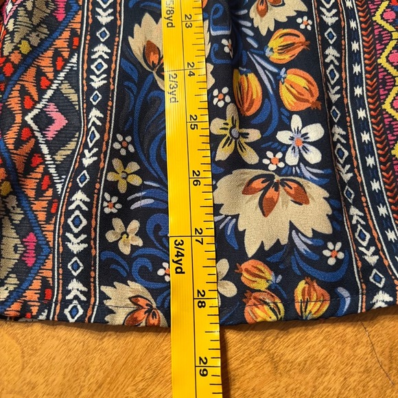 SPENSE Woman Boho Floral Print Sleeveless Button Up Top‎ Blouse Size 1X - Picture 10 of 10